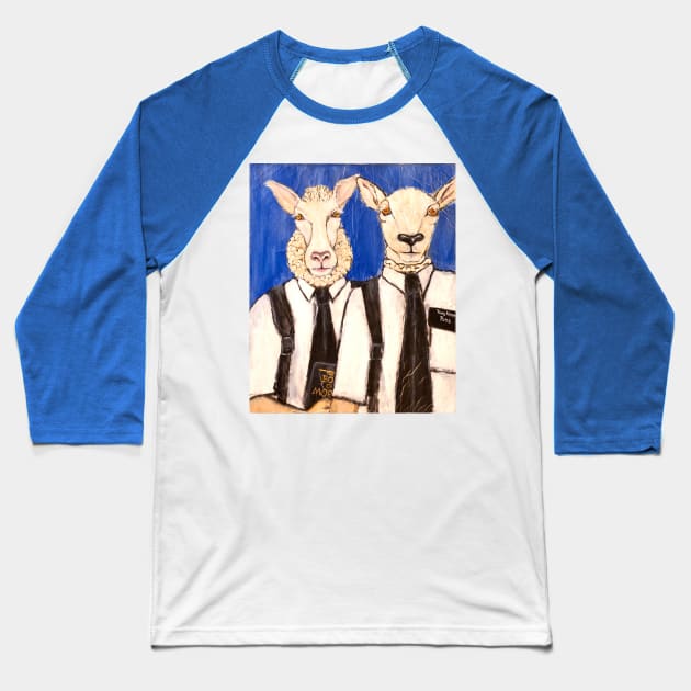 Brothers Baaa Baseball T-Shirt by Kurtcmo